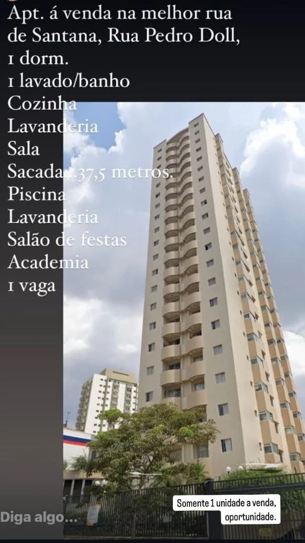 Apartamento com 1 dormitório, 37 m² - venda por R$ 390.000,00 ou aluguel por R$ 2.967,00/mês - Santana - São Paulo/SP